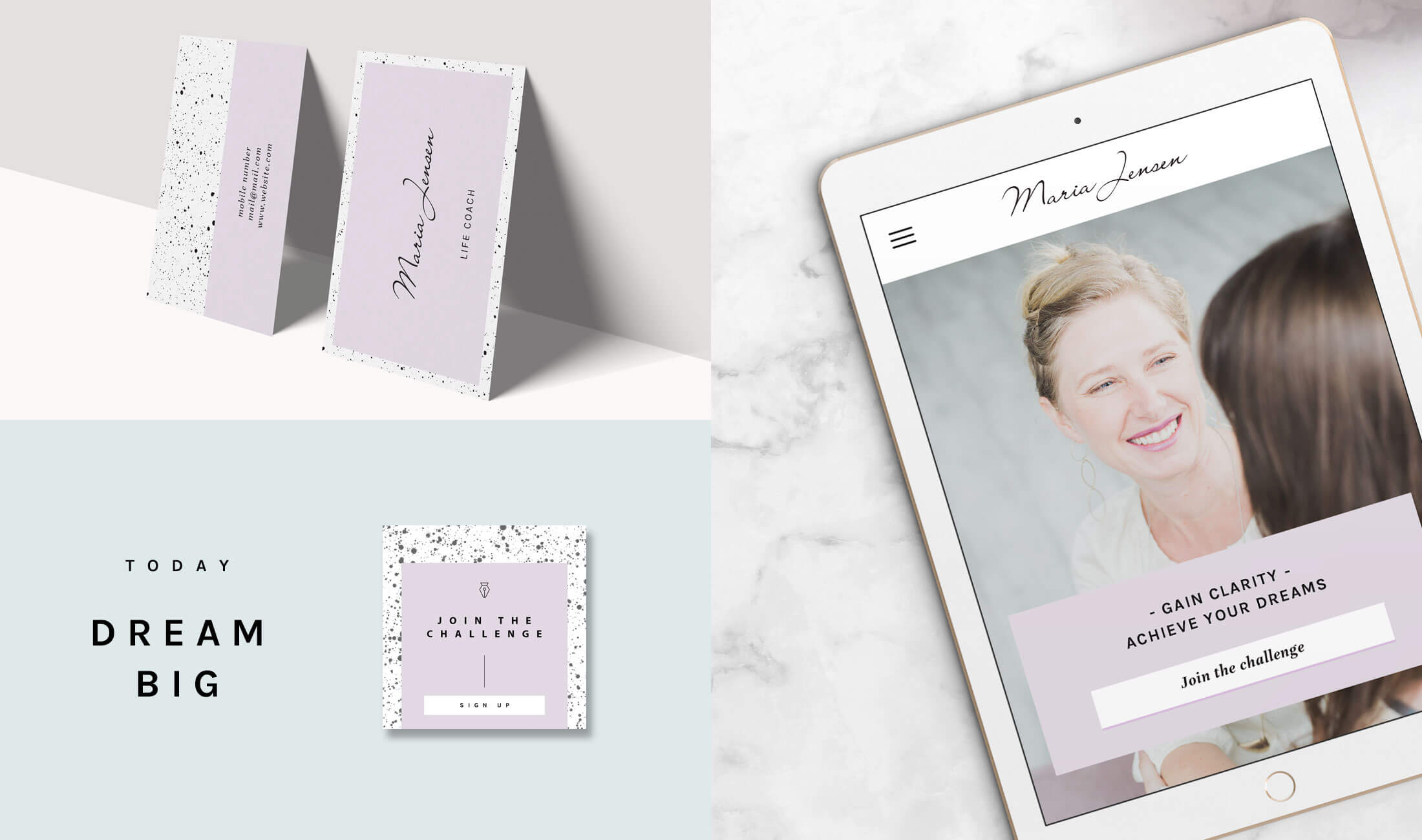 Life coach identity brand service