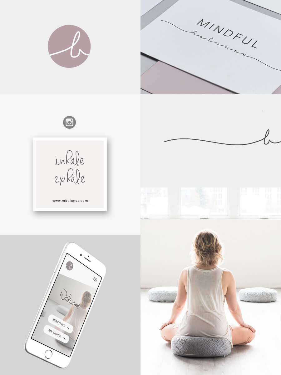 Brand identity for health and wellness practitioner